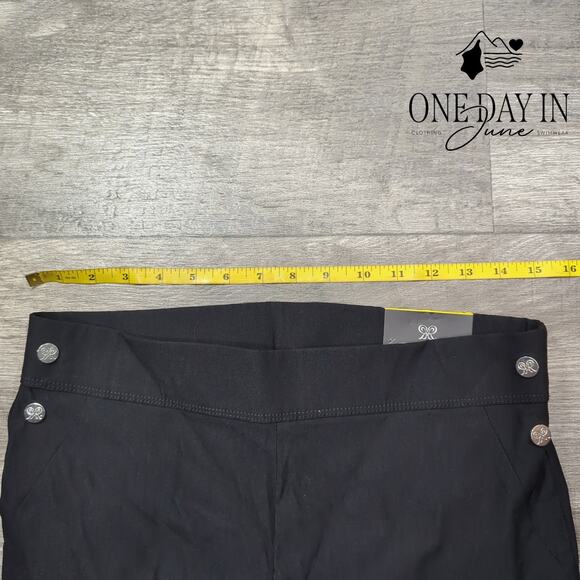 Rafaella Pull on Capri Pants Size 8 - Picture 3 of 6